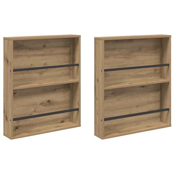 Ajakirja riiul 2 tk Käsitööpuu 60 × 12 × 70 cm Tehispuit