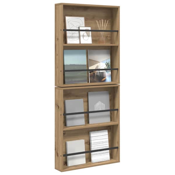 Ajakirja riiul 2 tk Käsitööpuu 60 × 12 × 70 cm Tehispuit