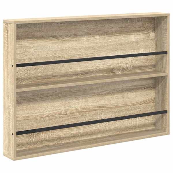 Ajakirja riiul riiuliga Sonoma tamm 100 × 12 × 70 cm Tehispuit