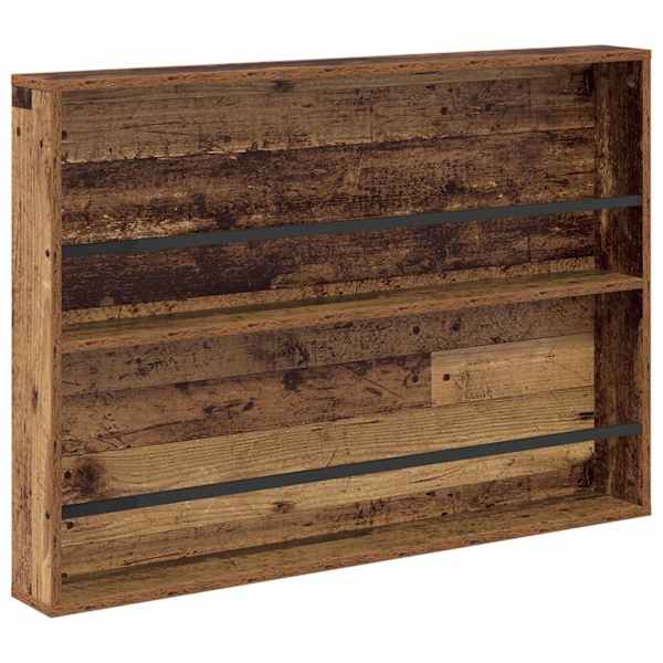 Ajakirja riiul riiuliga Vana puit 100 × 12 × 70 cm Tehispuit