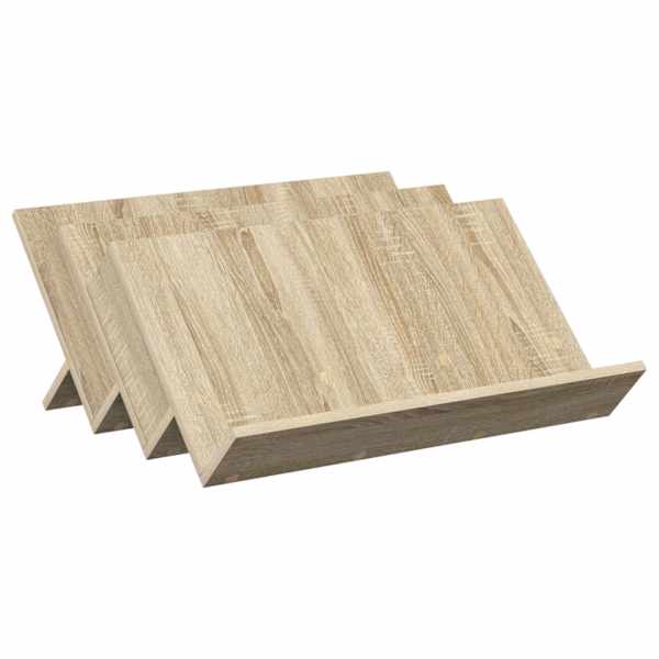 Ajakirja riiul riiuliga Sonoma tamm 65 × 53 × 28,5 cm Tehispuit