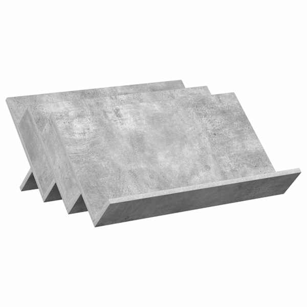 Ajakirja riiul riiuliga Betoonhall 65 × 53 × 28,5 cm Tehispuit