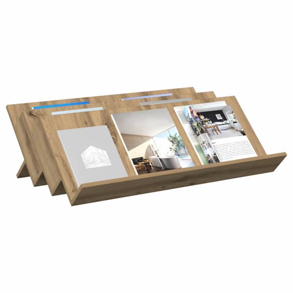 Ajakirja riiul riiuliga Käsitööpuu 90 × 53 × 28,5 cm Tehispuit