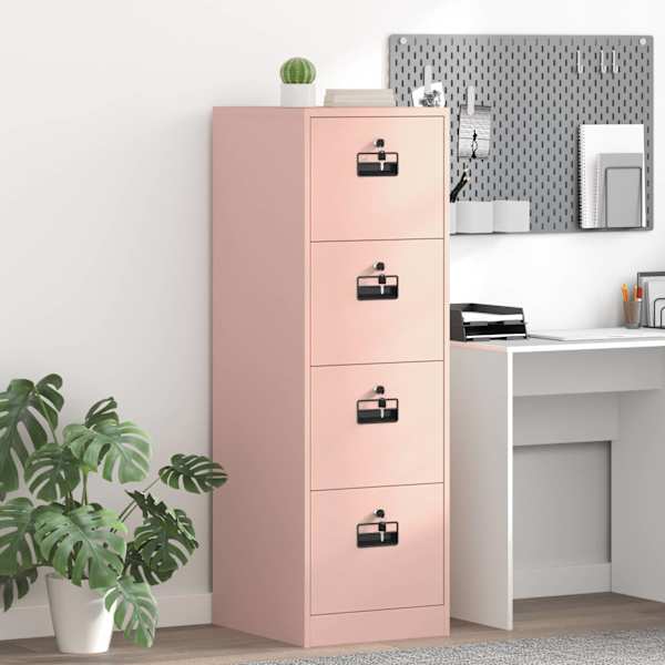 Failikapp sahtliga Roosa 44 × 50 × 139 cm Külmvalsitud teras