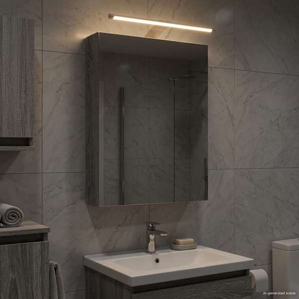 Vannitoa peeglikapp Hall Sonoma 40 × 10,5 × 60,5 cm Tehispuit