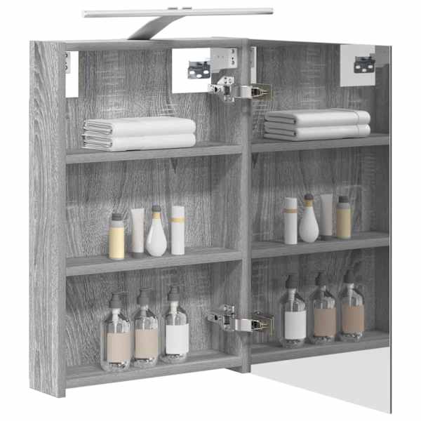 Vannitoa peeglikapp Hall Sonoma 40 × 10,5 × 60,5 cm Tehispuit
