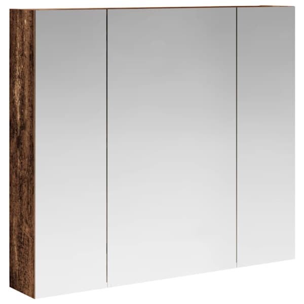 Vannitoa peeglikapp Vana puit 80 × 14.5 × 70 cm Tehispuit