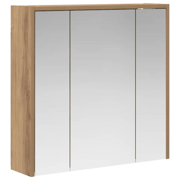 Vannitoa peeglikapp Artisan tamm 63,5 × 16 × 62,5 cm Tehispuit