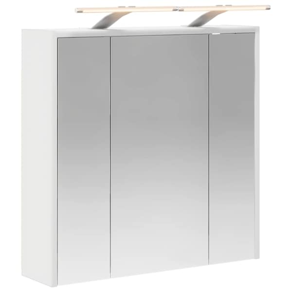 Vannitoa peeglikapp Valge 63,5 × 16 × 62,5 cm Tehispuit