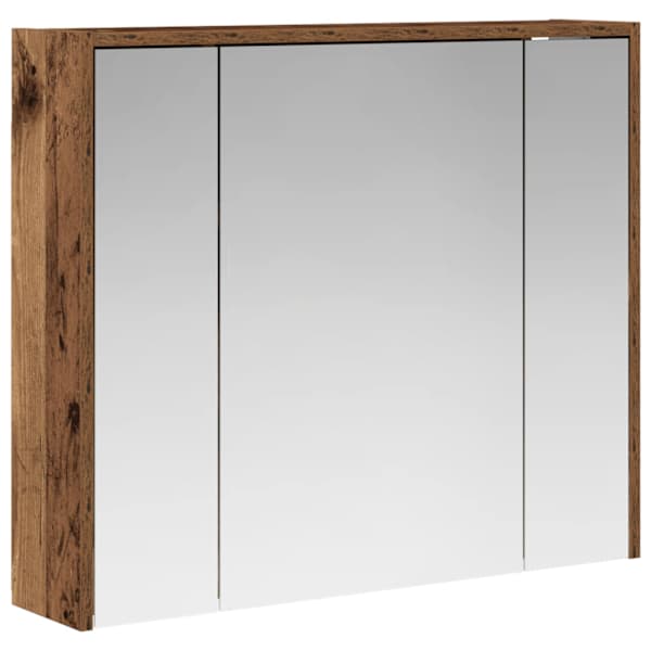 Vannitoa peeglikapp Vana puit 73,5 × 16 × 62,5 cm Tehispuit