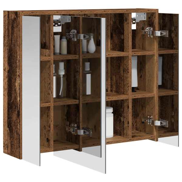 Vannitoa peeglikapp Vana puit 73,5 × 16 × 62,5 cm Tehispuit