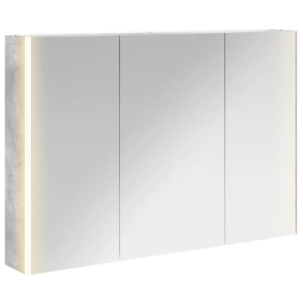 Vannitoa peeglikapp Betoonhall 103,5 × 15,5 × 70 cm Tehispuit