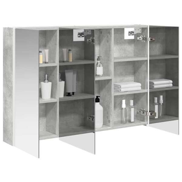 Vannitoa peeglikapp Betoonhall 103,5 × 15,5 × 70 cm Tehispuit