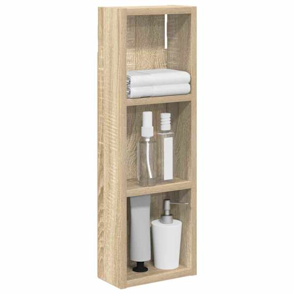 Vannitoa seinakapp Sonoma tamm 20 × 10 × 60,5 cm Töödeldud puit