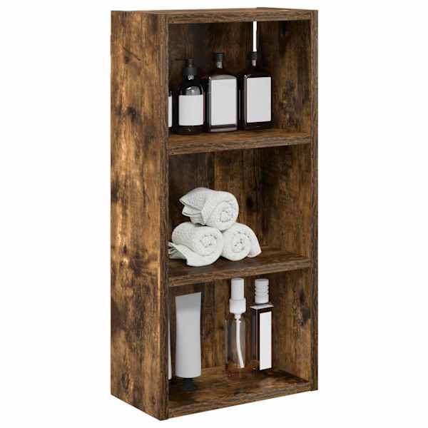 Vannitoa seinakapp Suitsetatud Tamm 30 × 16 × 62,5 cm