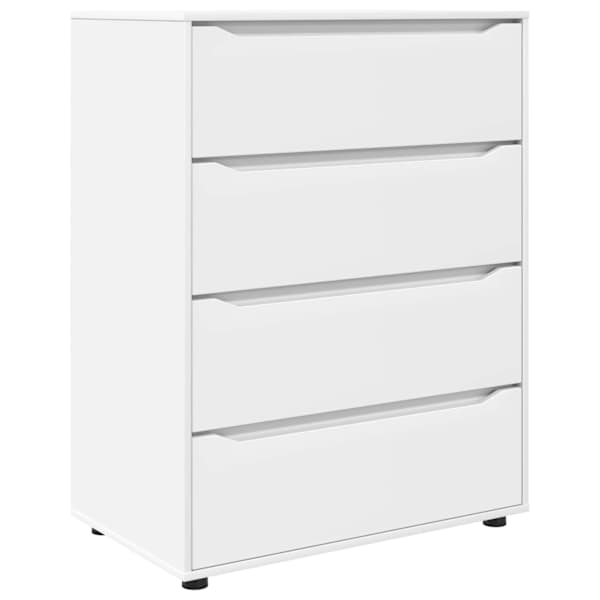 Ladustamiskapid 80 × 48 × 105 cm Tehispuit Valge
