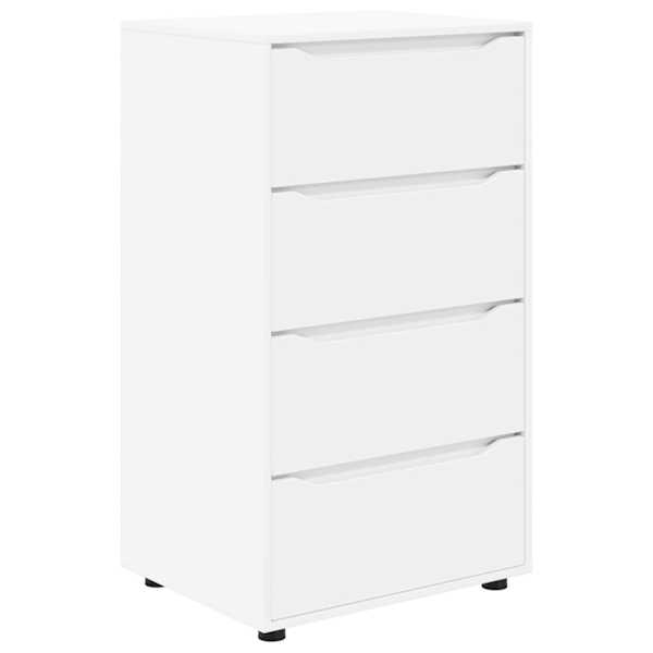 Ladustamiskapid 60 × 48 × 105 cm Tehispuit Valge
