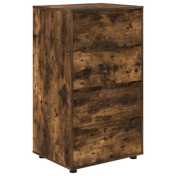 Ladustamiskapid 60 × 48 × 105 cm Tehispuit Suitsetatud tamm