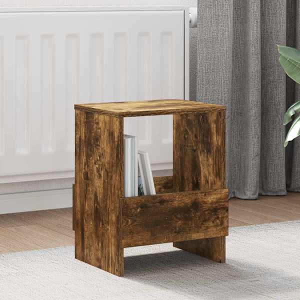 Ajakirja riiul 2 tk Suitsetatud tamm 35 × 30 × 45 cm