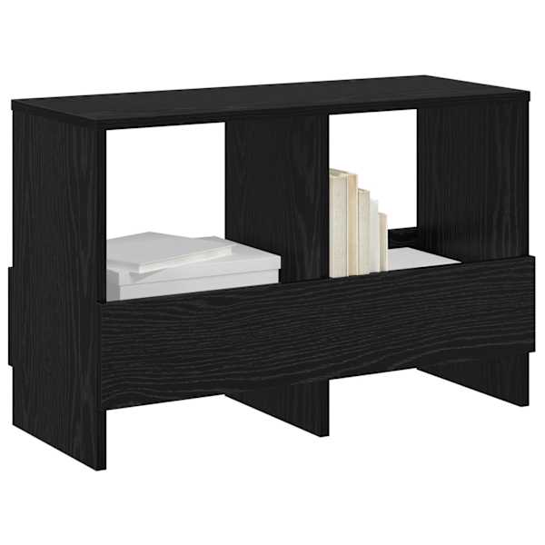 Ajakirja riiul Must tamm 68,5 × 30 × 45 cm