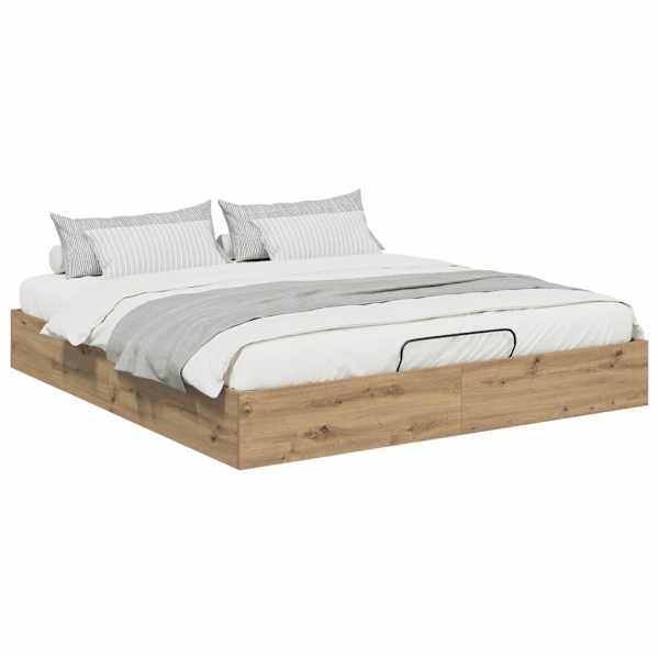 Voodiraam, artisan tamm, 160 × 200 cm — mudel 3409220