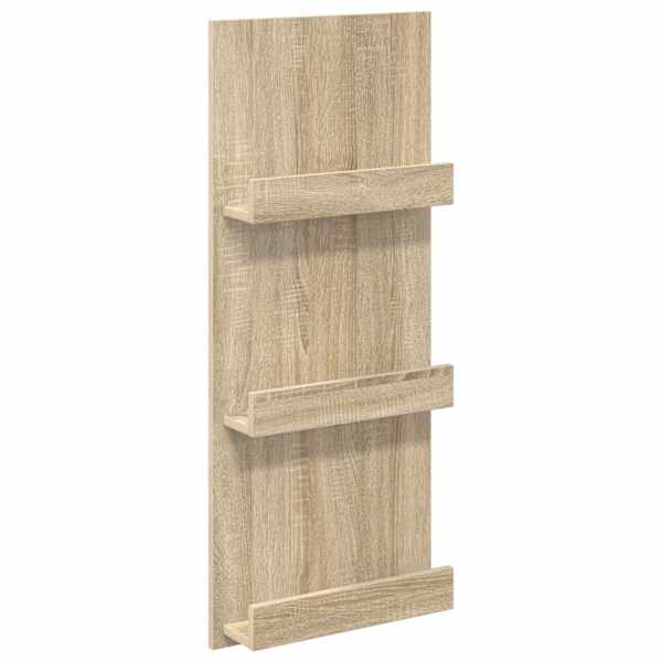 Ajakirja riiul riiuliga Sonoma tamm 43 × 11 × 102 cm Tehispuit