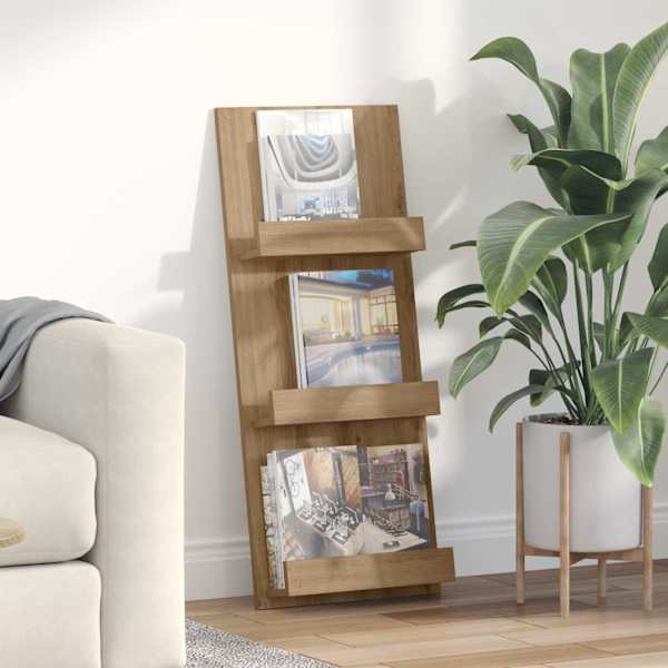 Ajakirja riiul riiuliga Käsitööpuu 43 × 11 × 102 cm Tehispuit