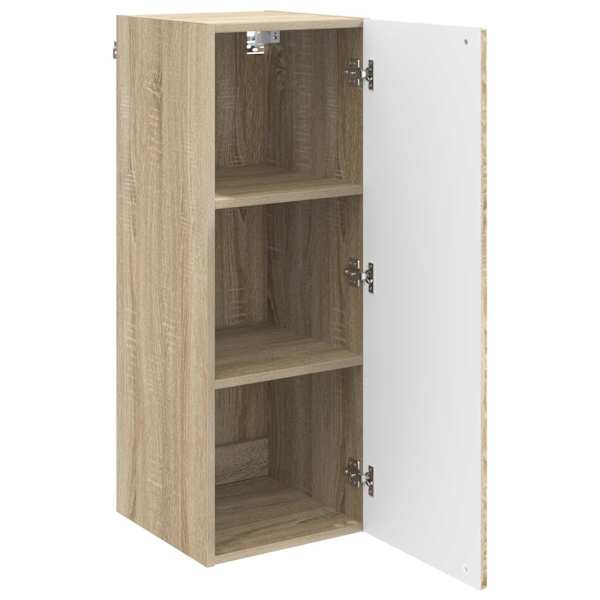 Seinale kinnitatav kapp Sonoma tamm 33 × 34,5 × 90 cm Tehispuit