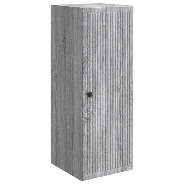Seinale kinnitatav kapp Hall Sonoma 33 × 34,5 × 90 cm Tehispuit