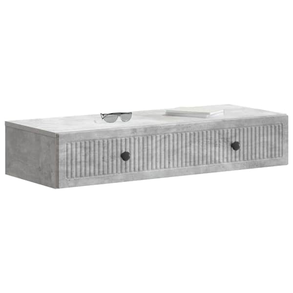 Seinale kinnitatav külglaud Betoonhall 87,5 × 34,5 × 17 cm