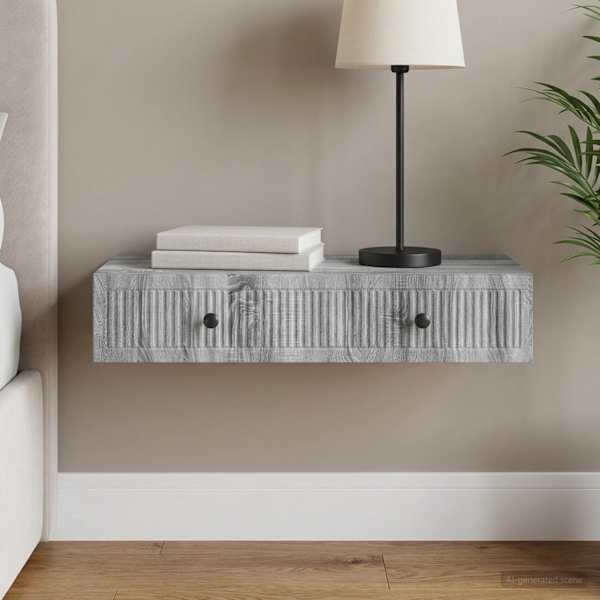 Seinale kinnitatav külglaud Hall Sonoma 87,5 × 34,5 × 17 cm