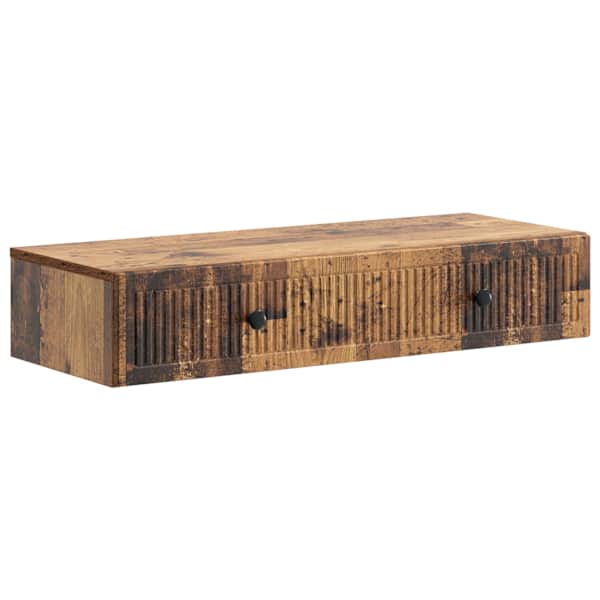 Seinale kinnitatav külglaud Vana puit 87,5 × 34,5 × 17 cm