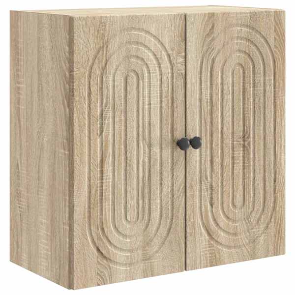 Seinale kinnitatav kapp Sonoma tamm 59 × 31 × 60 cm Tehispuit