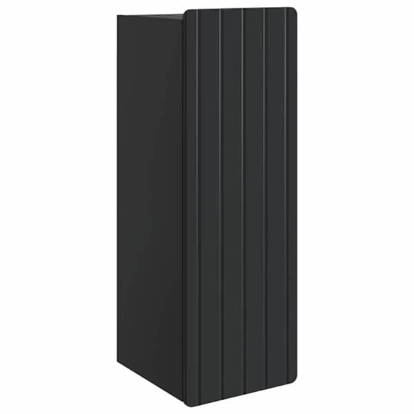 Seinale kinnitatav kapp 33 × 34,5 × 93,5 cm Tehispuit Must