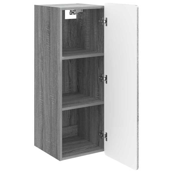 Seinale kinnitatav kapp 33 × 34,5 × 93,5 cm Tehispuit