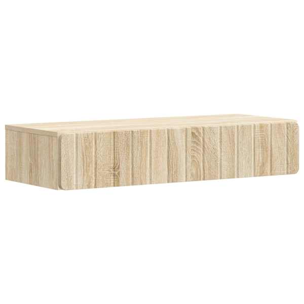 Seinale kinnitatav külglaud Sonoma tamm 87,5 × 34,5 × 17 cm