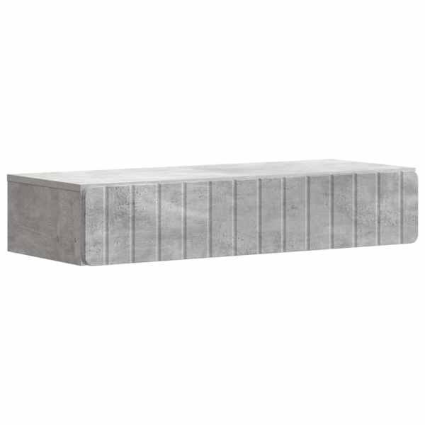 Seinale kinnitatav külglaud Betoonhall 87,5 × 34,5 × 17 cm