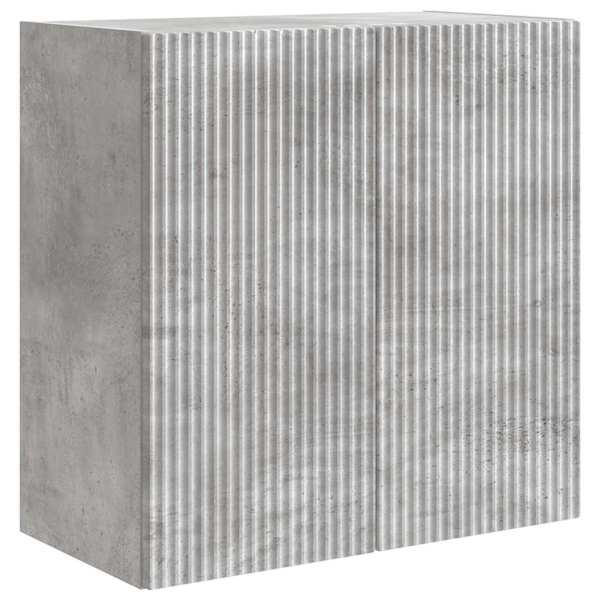 Seinale kinnitatav kapp 59 × 31 × 60 cm Tehispuit Betoonhall