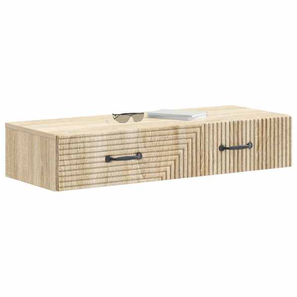 Seinale kinnitatav külglaud 87,5 × 34,5 × 17 cm Tehispuit
