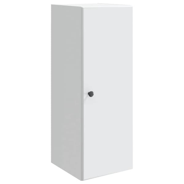 Seinale kinnitatav kapp Valge 33 × 34,5 × 90 cm Tehispuit