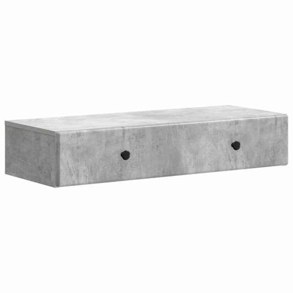 Seinale kinnitatav külglaud Betoonhall 87,5 × 34,5 × 17 cm