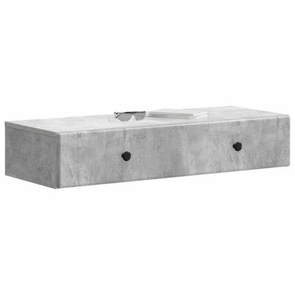 Seinale kinnitatav külglaud Betoonhall 87,5 × 34,5 × 17 cm