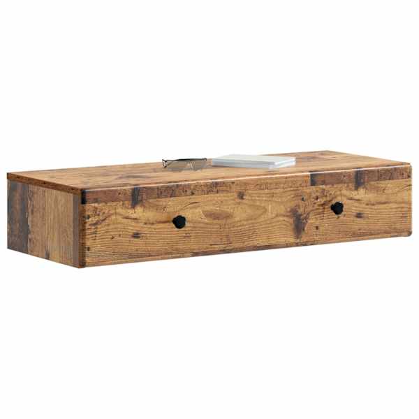 Seinale kinnitatav külglaud Vana puit 87,5 × 34,5 × 17 cm
