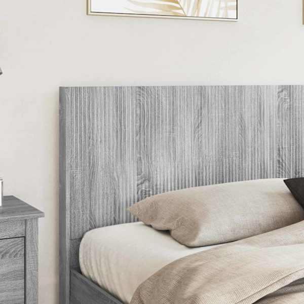 Panipaigaga voodiraam peatsiga, hall sonoma, 180 × 200 cm — mudel 3413826