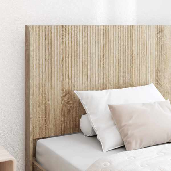 Panipaigaga voodiraam peatsiga, sonoma tamm, 75 × 190 cm — mudel 3413911