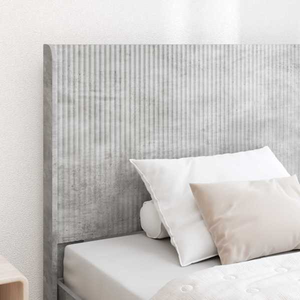 Panipaigaga voodiraam peatsiga, betoonhall, 75 × 190 cm — mudel 3413912