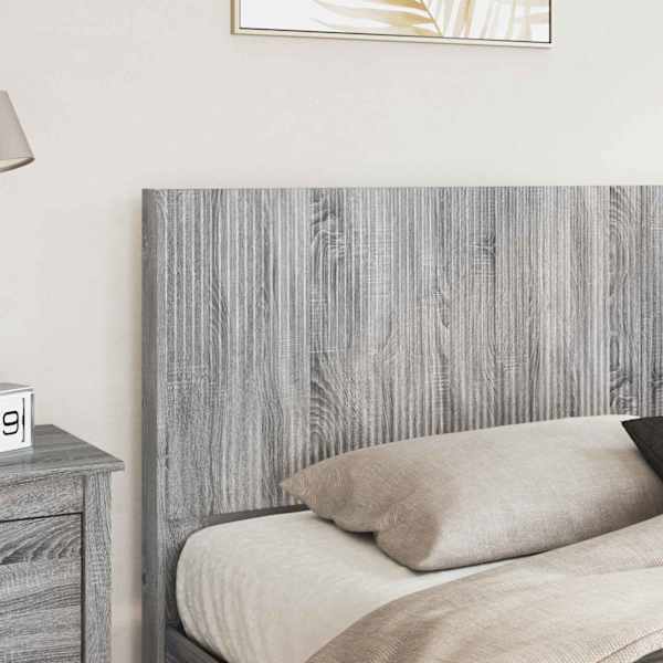 Panipaigaga voodiraam peatsiga, hall sonoma, 180 × 200 cm — mudel 3414006