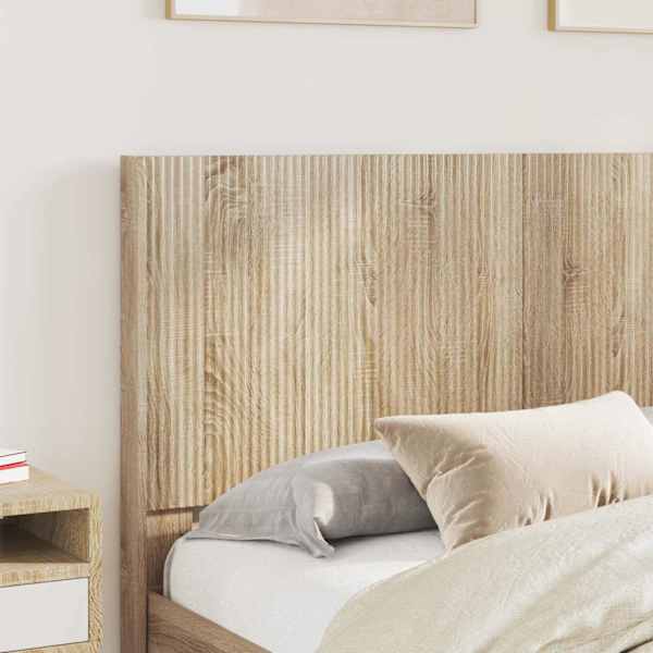 Panipaigaga voodiraam peatsiga, sonoma tamm, 140 × 190 cm, tehispuit — mudel 3414111