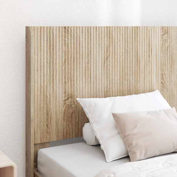 Panipaigaga voodiraam peatsiga, sonoma tamm, 90 × 200 cm, tehispuit — mudel 3414151