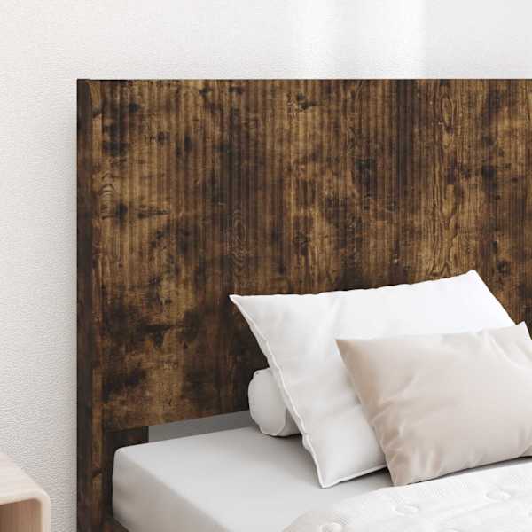 Panipaigaga voodiraam peatsiga, suitsutatud tamm, 75 × 190 cm — mudel 3414169
